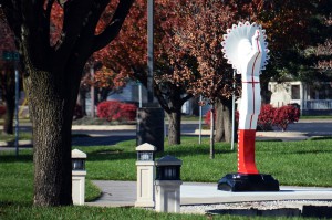 Friends University Keeper of the Plains Statue