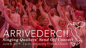 Singing Quaker Send-off Concert